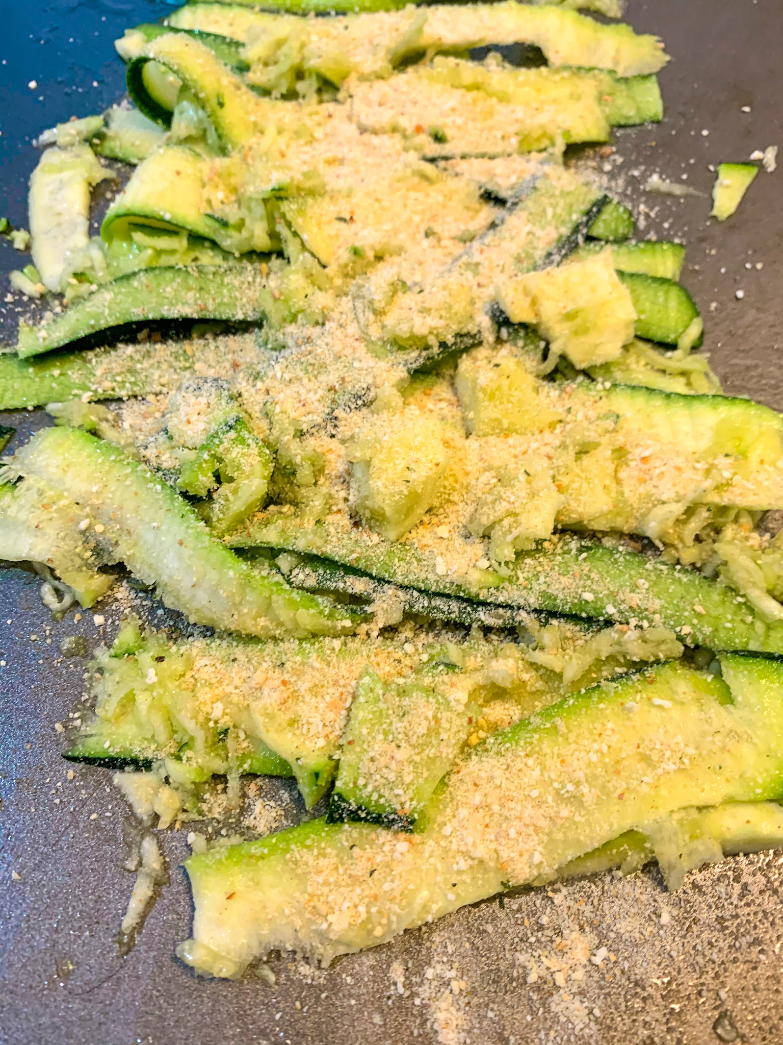 Baked Crispy Zucchini - Baked Crispy Zucchini